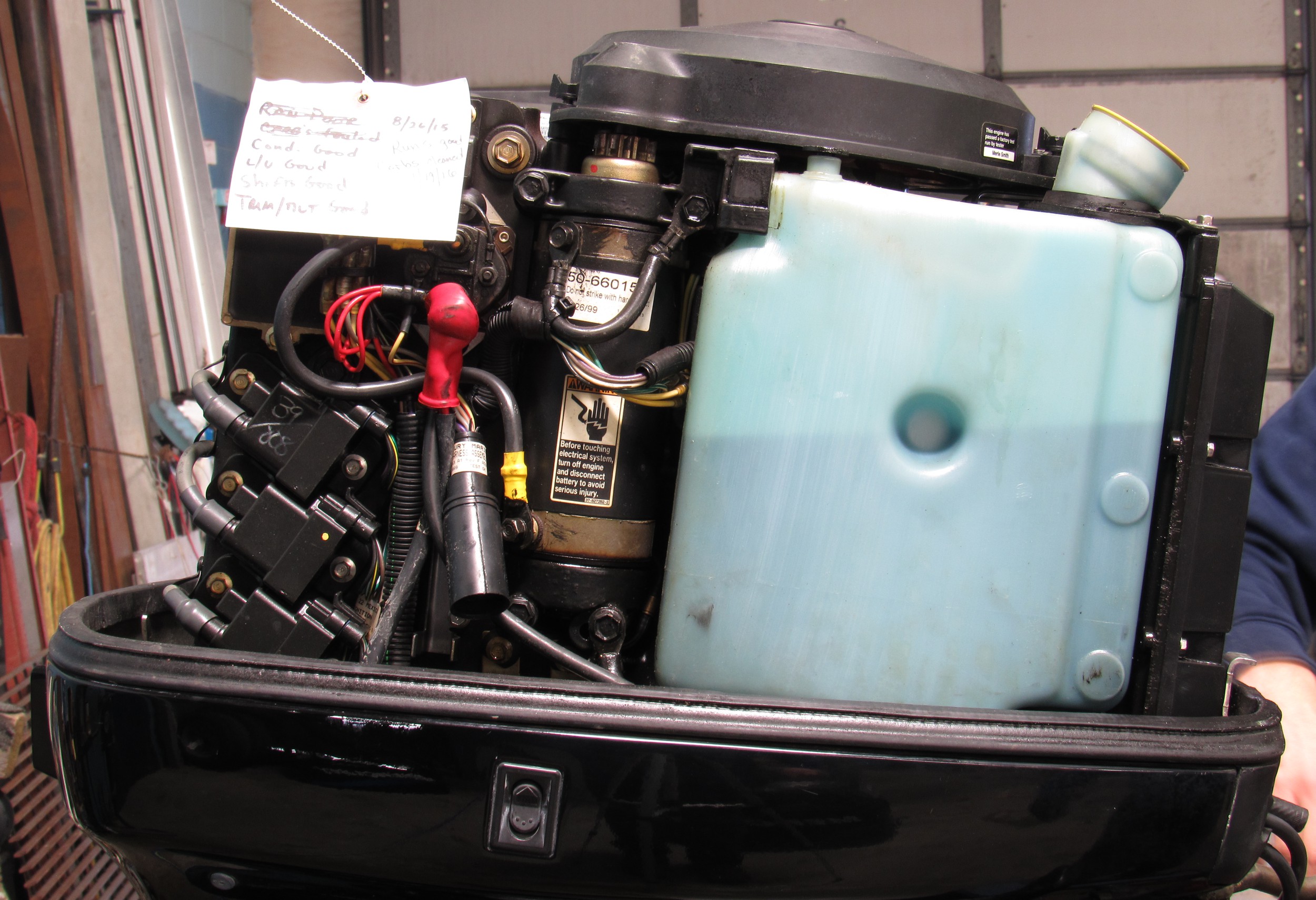 USED 2000 MERCURY 90ELPTO 90HP 2Stroke Saltwater Outboard Boat Motor